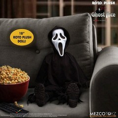 Mezco MDS Roto Plush Ghost Face Scream Horror Character Collectible Toy