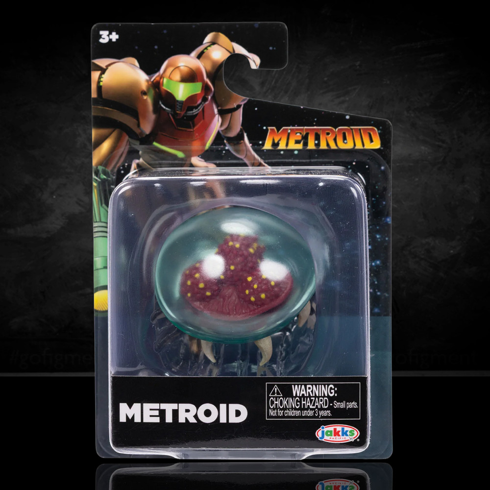 Metroid Prime Figure 2.5 inch Metroid World of Nintendo 3 Points of Articulation
