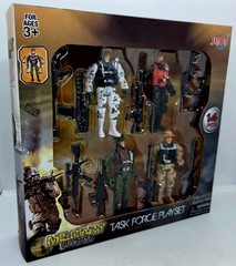 NEW Juda Military Force Task Force Play Set with Real Size Accessories 14 Pieces