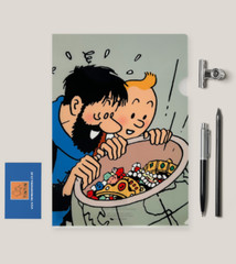 TINTIN A4 File Folder [x 2] CLEAR PP Sleeve Protector Organizer for Paper Docs