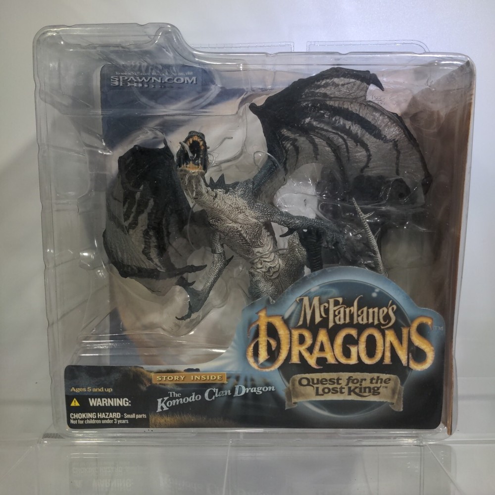 2004 Mcfarlane Toys Dragons Quest For The Lost King Komodo Clan Dragon #ML