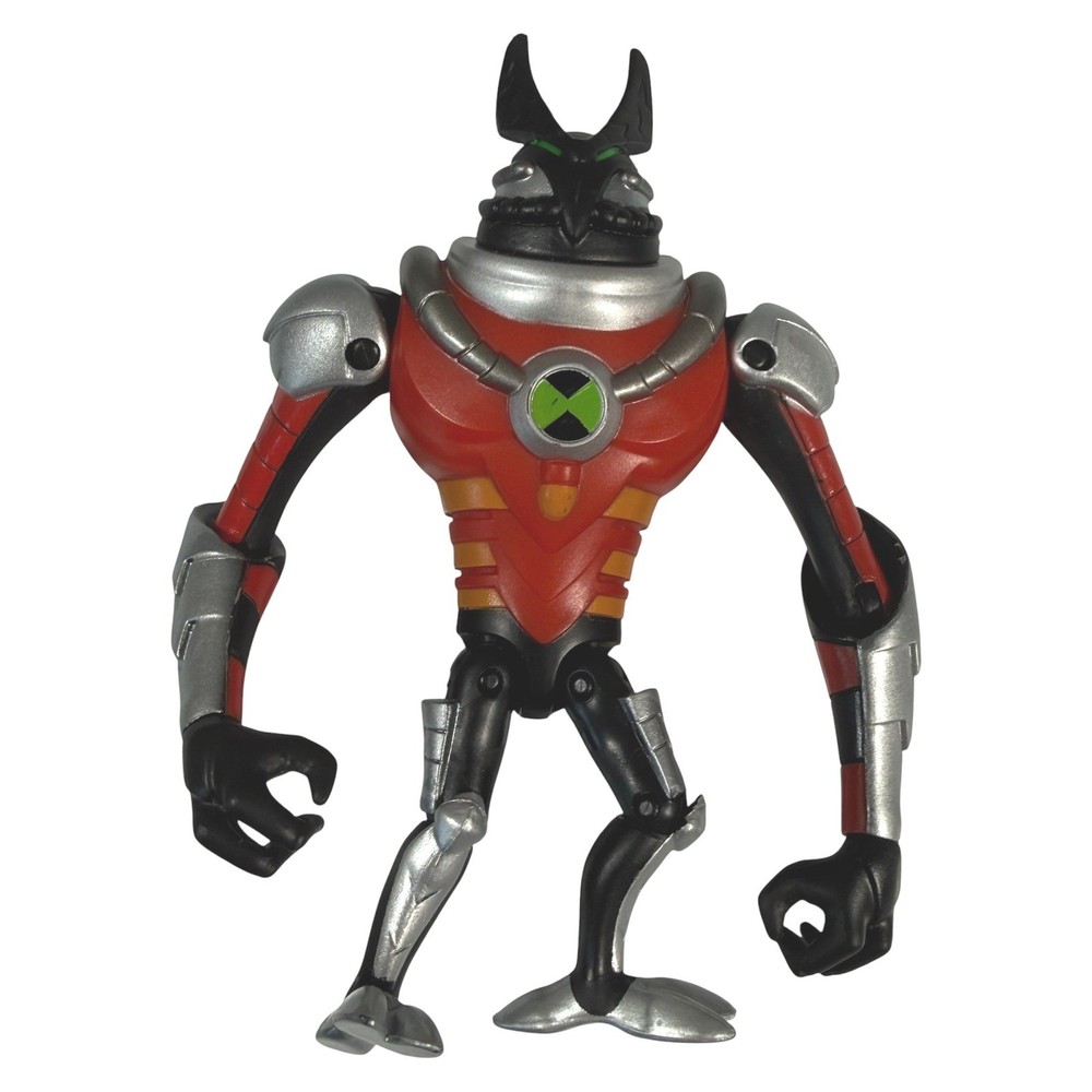 Ben 10 Omni-Kix Armor Jetray Action Figure Red Silver Playmates Toys Alien Force