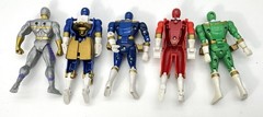1996 Power Rangers Zeo Figure Lot Gold Red Blue Green Auto Morphin For Parts