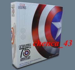 US Ship!!! Marvel 75th Anniversary Limited Captain America 1:1 Full Metal Shield