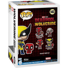 FUNKO • Deadpool + Wolverine: WOLVERINE w/BABYPOOL #1403 • w/Pro • Ships Free