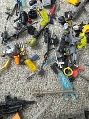 Power Rangers Batman Star Wars Marvel DC Other Parts Lot Weapons Accessories