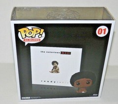 FUNKO POP ALBUM NOTORIOUS BIG READY TO DIE HARD CASE PROTECTOR #01 NICE SET