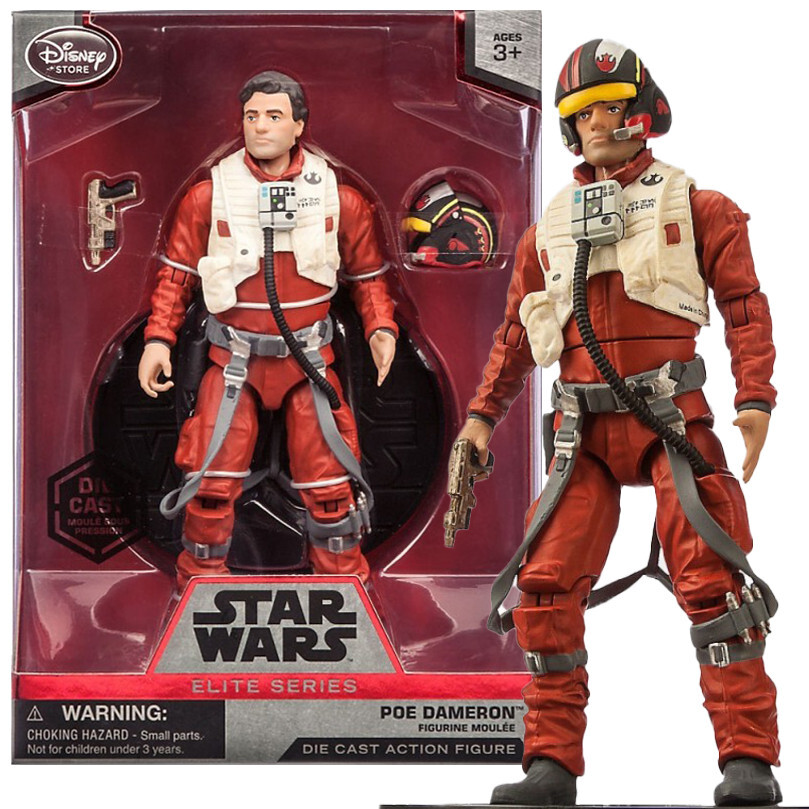 Star Wars Poe Dameron Elite Series Die Cast Action Figure 6″ Disney Toy Gift