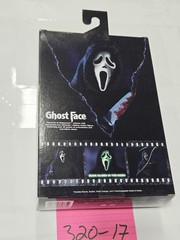 Ghost Face Ultimate Ghost Face Action Figure 7in NECA Toy Black New Glow Scream