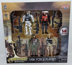 NEW Juda Military Force Task Force Play Set with Real Size Accessories 14 Pieces