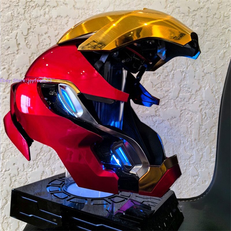 US! New STOCK Iron Man Mk50 Friday Helmet 1/1 wearable Helmet Mask Voice Control