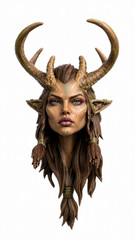Fantasy D&D Mythic Legions Elaria Oakshade Head v3 1:12 Resin 3d Print