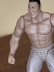 The Rock “Off The Mat” 1998 WWE Figure Rocky Maivia BCA Bone Crushing Action#5