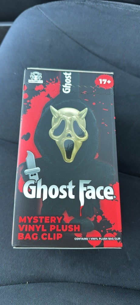 Culturefly Ghost Face Mystery Vinyl Plush Bag Clip Scream 2026 Spirit Halloween