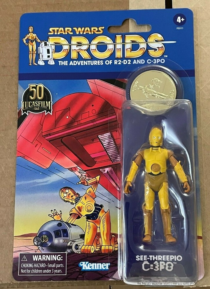 Star Wars 3.75″ Droids C-3PO Kenner Target Exclusive New Sealed IN HAND
