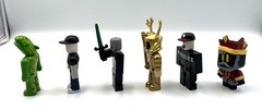 Roblox Figures – Mixed Lot of 6 – Sharksie Super Fan 1x1x1x1 Simoon68 Boy Guest