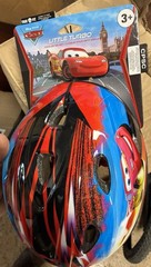 Disney Pixar Cars Lightning McQueen Toddler Kids Helmet