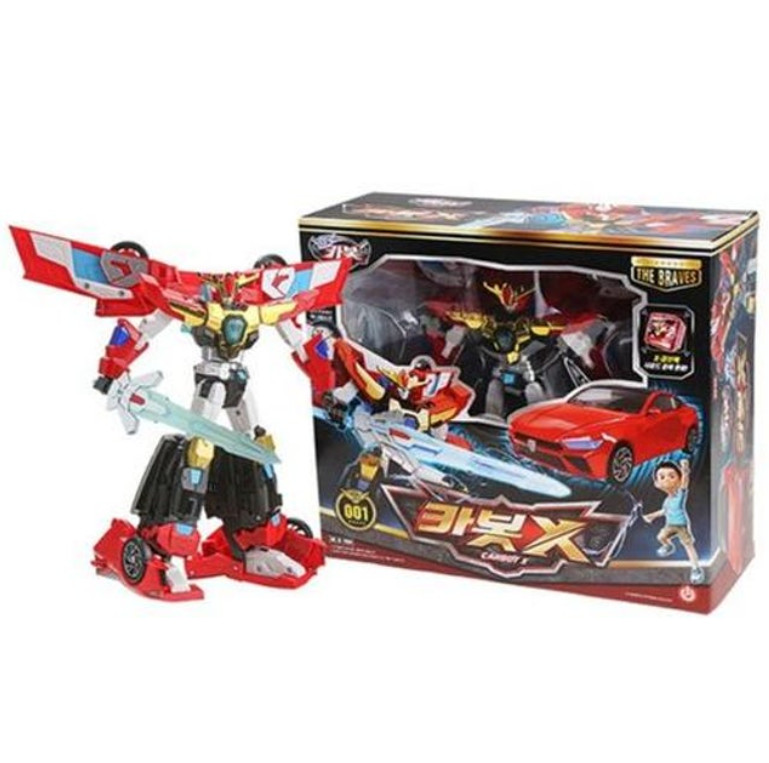 Hello Carbot The Braves Carbot X Transformer Robot Car Cube Pack Figure Toy