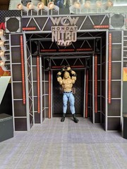 WCW Nitro entrance stage custom made for wrestling figures wwe/wwf/ecw