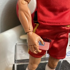 Vintage GI Joe Marine Corps Boxer, Hasbro 11-in Action Figure – INCOMPLETE