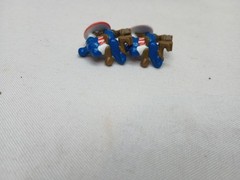 2 Marvel Captian America 3 cm mini figurine