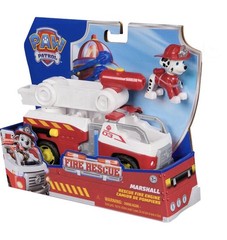 PAW Patrol Fire Rescue Marshall Rescue Fire Engine Fire Truck & Launcher New