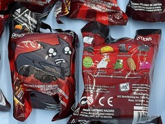 LOT OF 7 Exploding Kittens Backpack Hanger Blind Bag Mini Card NEW