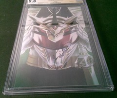 JASON DAVID FRANK SIGNED COMICS & Power Rangers X TMNT Figures Full Set Bundle