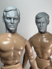 Stately Men Custom Action Figure Heads 1:9 or 1:6 Mego