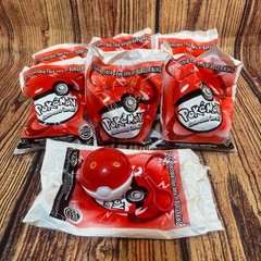 Vintage 1999 Burger King Pokemon Pokeball Toys Set of 6 New Sealed 1 Open Rare