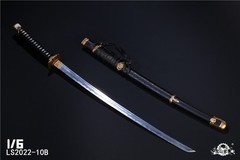 LS2022-10 1/6 Japanese Samurai Sword Knife Model Toy for 12” Action Figure Body