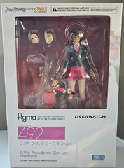 Figma 492 Overwatch D.VA Academy Skin Ver. Action Figure Max Factory OPEN BOX