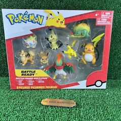 Pokemon Battle Figure 8 Pack Pikachu Eevee Mimikyu Raichu Togepi Set BRAND NEW