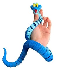 60cm Gary Snake: Disney Zootopia 2 Articulated Simulation Toy Snake, 3d Printed*