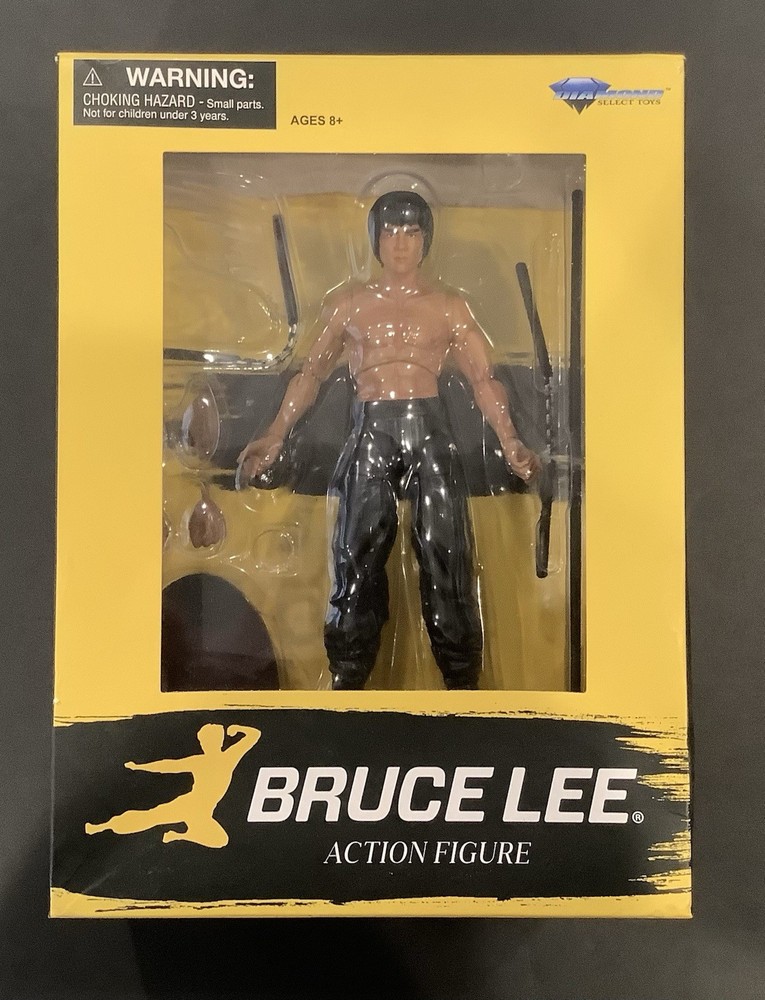 Bruce Lee Diamond Select Toys 80th Anniversary Action Figure New in Box