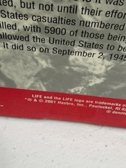 NIB GI JOE US MARINE LIFE MAGAZINE 12″ BATTLE OF IWO JIMA 2001 RELEASE
