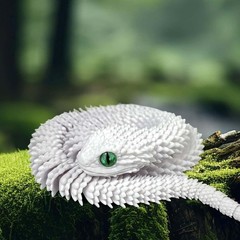 3D Printed Snake Full Articulated Flexible Fidget Fidget Toy Desk Car Decor Gift