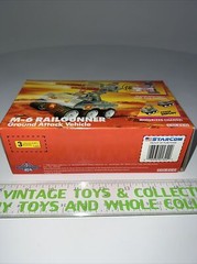 VINTAGE 1986 STARCOM M-6 RAILGUNNER NIB COLECO BRAND NEW IN OPENED BOX 🔥