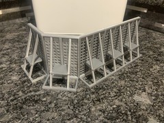 WWE Accessories 3D Printed Elite Scale Entrance Barricade