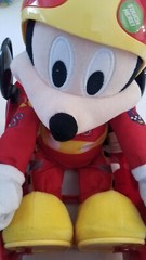 DISNEY MICKEY MOUSE Racing Adventure ROADSTER Racer Talking 14” Lights Sound