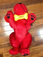 24 in. Clifford the Big Red Dog Barking Jumbo Plush Stuffed Animal Large Vintage