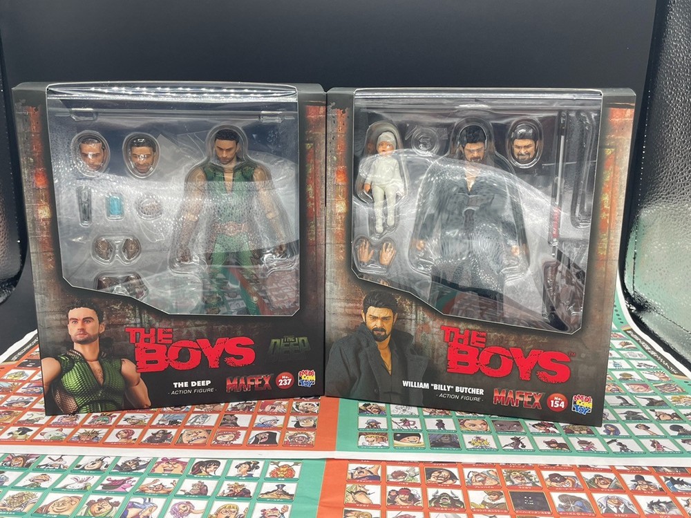 MAFEX The Boys Billy Butcher No.154 & The Deep No.237 Figure Set from Japan