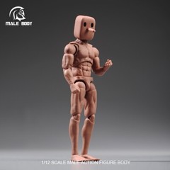 USA NOTAMAN NT-01 1/12 Male Wide Shoulder Strong Soldier Body 6” Action Figure