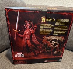 Marvel Legends Series Marvel Mephisto Action Figure w/ Sword, Red/Black, 4+