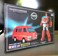 Transformer Masterpiece MP-27 IRONHIDE Nissan Cherry Vanette SEALED NEW!
