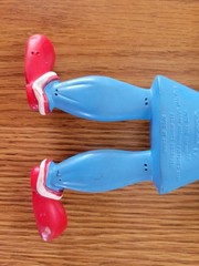 Larry Harmon’s Bozo The Clown 1987 Bendable Rubber 6″ Tall Toy Figure by Jesco –