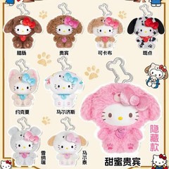 TOP TOY Sanrio Hello Kitty Puppy Party Series Blind Box Plush Pendant Confirmed