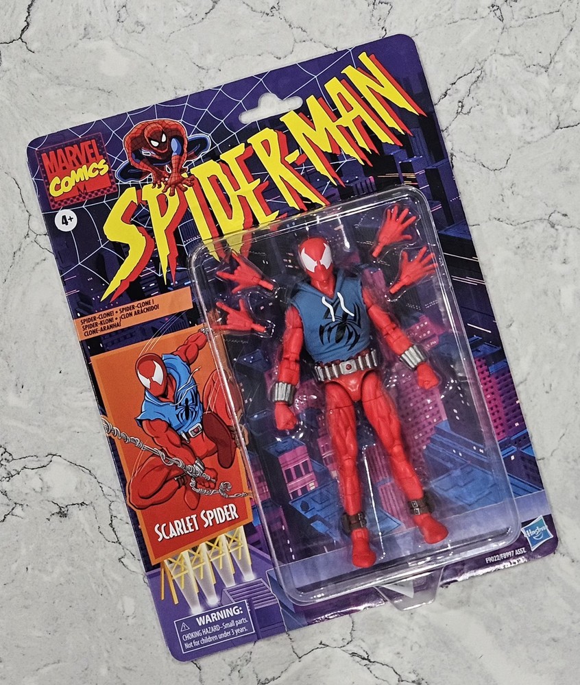 Marvel Legends Series Scarlet Spider 6″ Action Figure Spider-Man Retro – NEW
