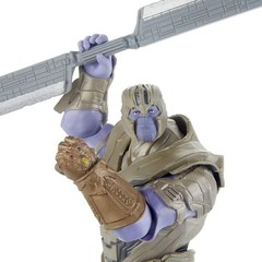 Marvel Avengers: Endgame Warrior Thanos Deluxe Figure & Accessory [DAMAGED BOX]