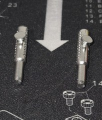 3D Printed Metal PLA 45% Iron & Chrome Painted Smokestacks for G1 Optimus Prime